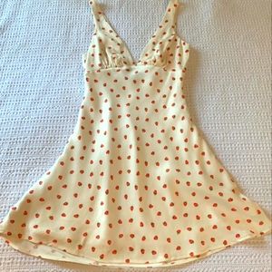 ZARA SATIN EFFECT mini dress